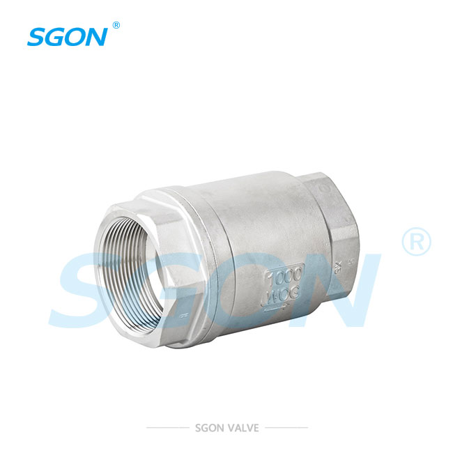 Vertical check valve