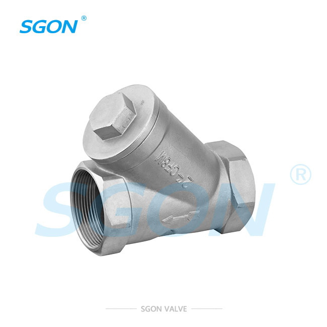 Y Type check valve