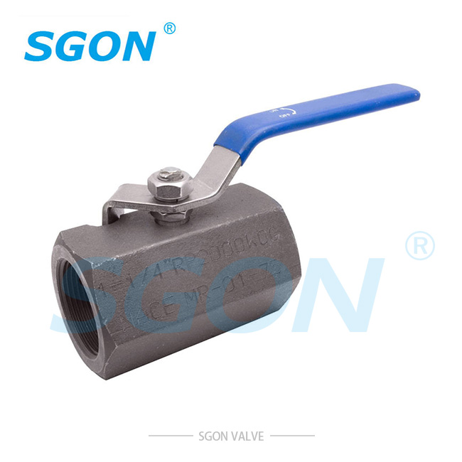 1PC Hexagon Threaded Ball Valve 2000WOG